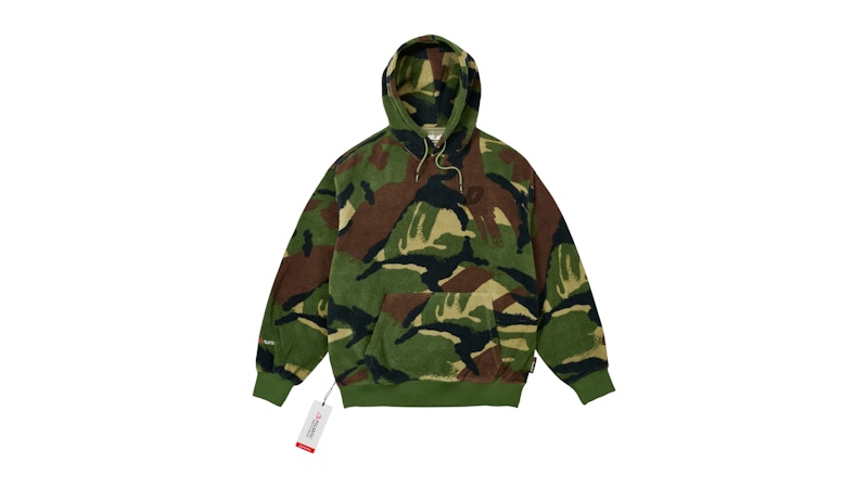 Palace Polartec P3 Hood Woodland Camo