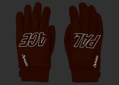 Palace Polartec Powerstretch Gloves Orange