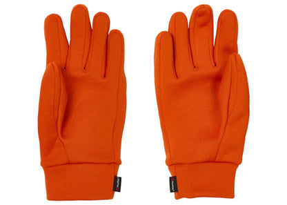 Palace Polartec Powerstretch Gloves Orange