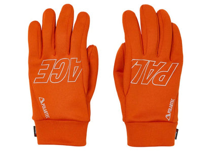 Palace Polartec Powerstretch Gloves Orange
