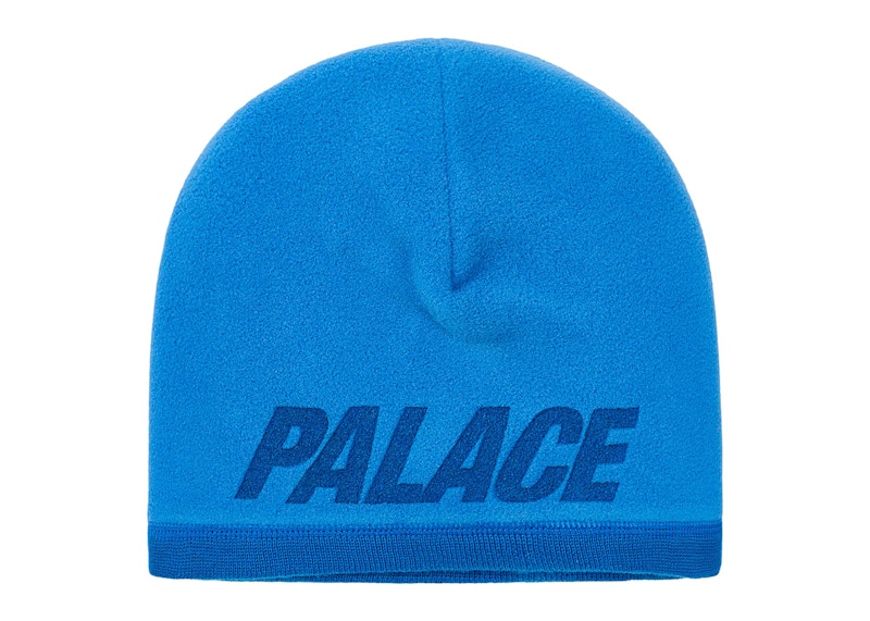 Palace Polartec Reverso Nein Cuff Beanie Blue