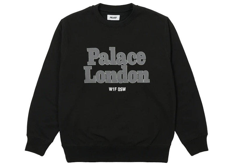 Palace Postcode Crew Black