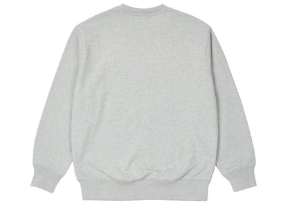 Palace Postcode Crew Grey Marl