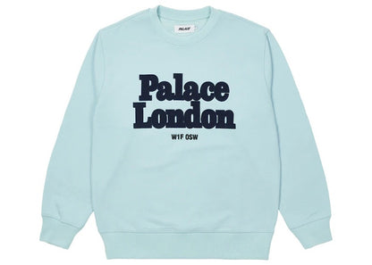 Palace Postcode Crew Light Blue