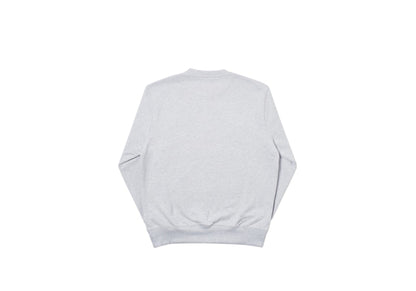 Palace Power Crew Grey Marl