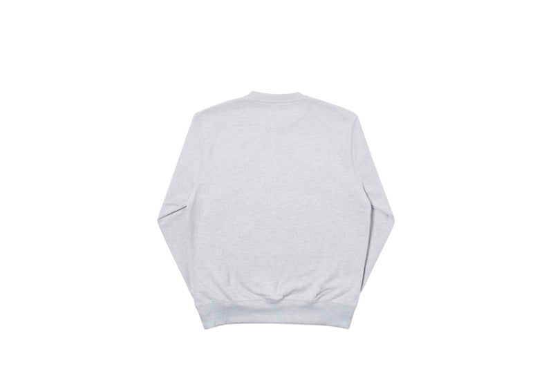 Palace Power Crew Grey Marl