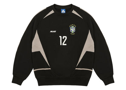 Palace Pro Team 02 Crew Black