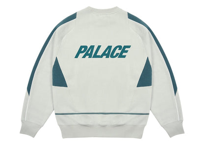 Palace Pro Team 02 Crew Light Gray