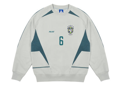 Palace Pro Team 02 Crew Light Gray