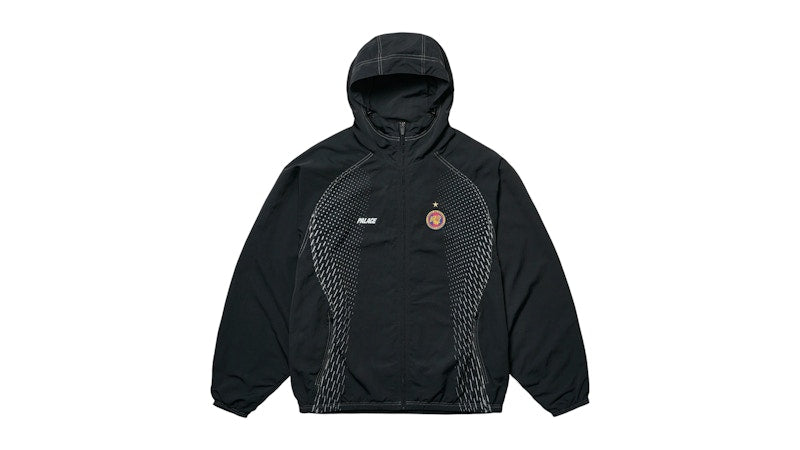 Palace Pro Team Hooded Shell Jacket Black