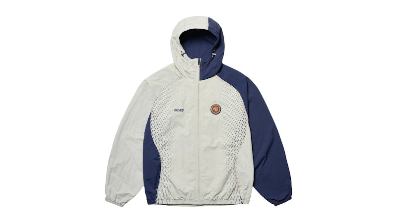 Palace Pro Team Hooded Shell Jacket Grey