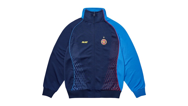 Palace Pro Team Polyknit Funnel Jacket Navy