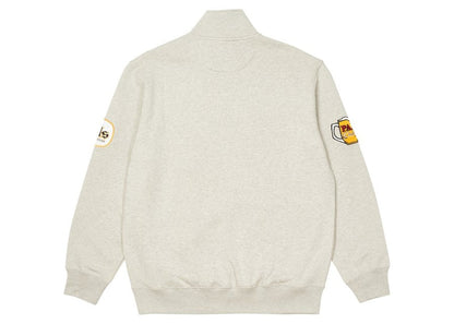 Palace Pub Grub Funnel Neck Grey Marl