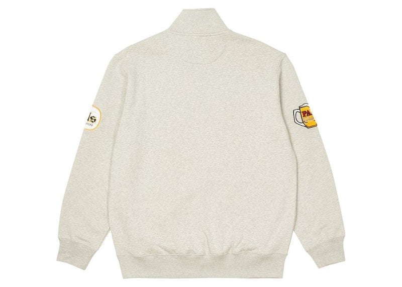 Palace Pub Grub Funnel Neck Grey Marl
