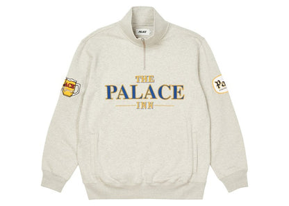 Palace Pub Grub Funnel Neck Grey Marl