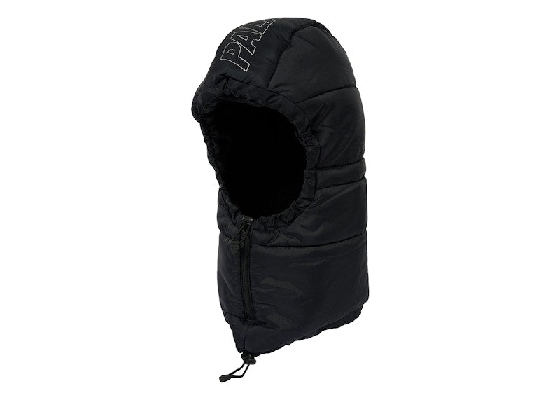 Palace Puffa Balaclava Hood Black