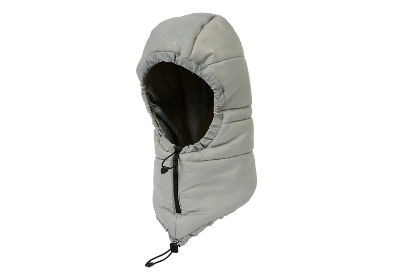 Palace Puffa Balaclava Hood Grey