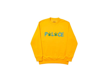 Palace Pwlwce Crew Yellow
