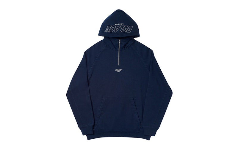 Palace Q-Zip Hood Navy