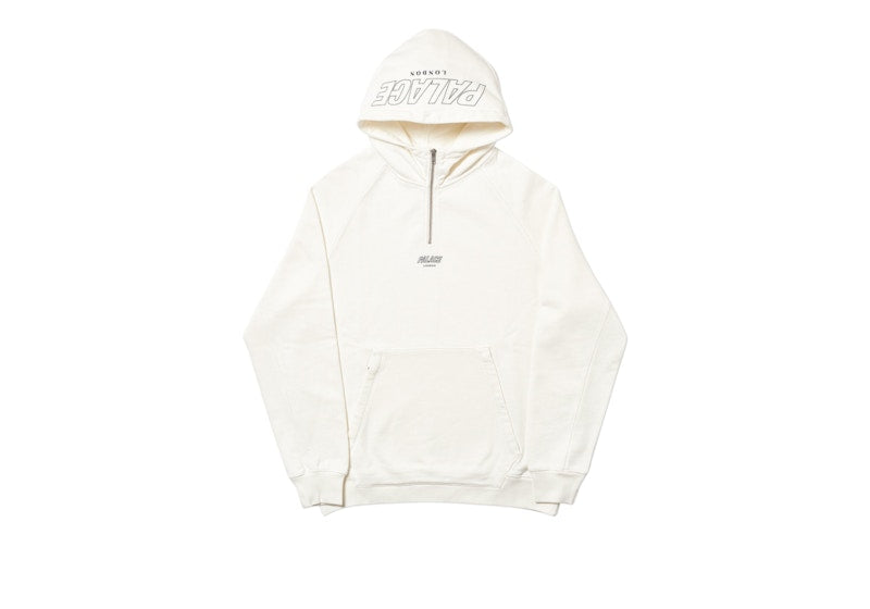 Palace Q-Zip Hood White