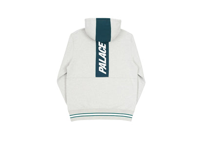 Palace Quicker Shell Hood Grey Marl