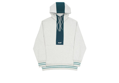 Palace Quicker Shell Hood Grey Marl