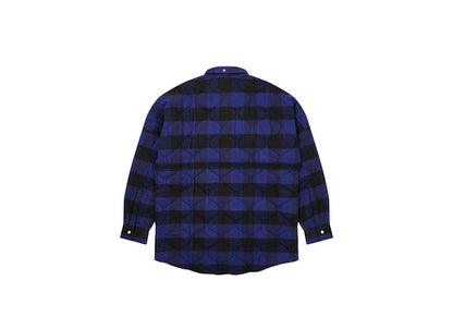 Palace Quilt Mit Plaid Shirt Blue