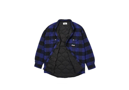 Palace Quilt Mit Plaid Shirt Blue