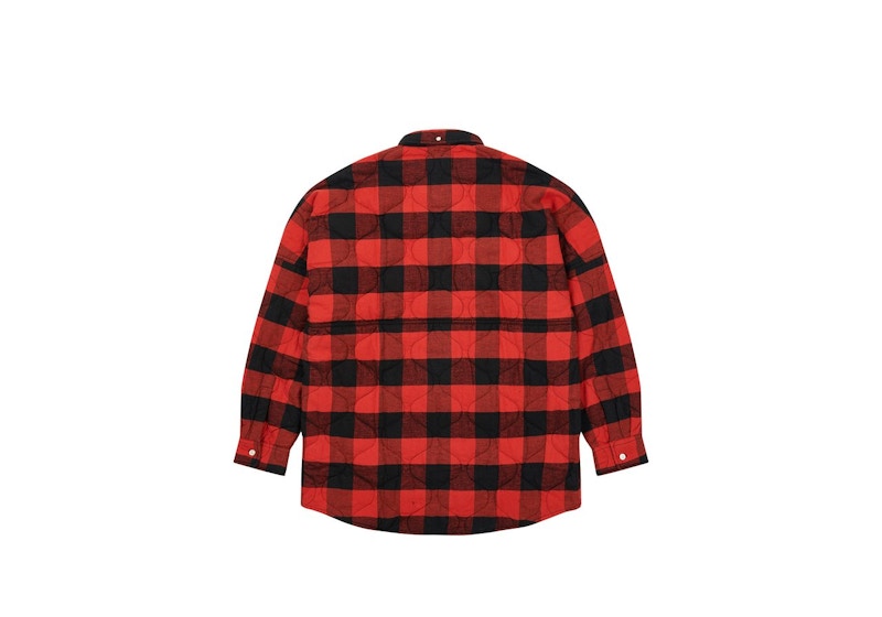 Palace Quilt Mit Plaid Shirt Red