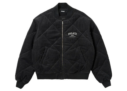 Palace Quilted Jacket Black