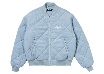 Palace Quilted Jacket Chill Blue