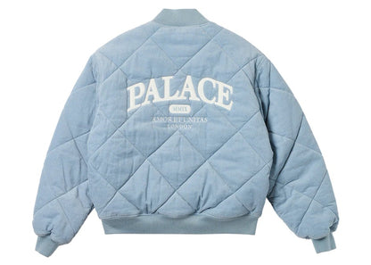 Palace Quilted Jacket Chill Blue
