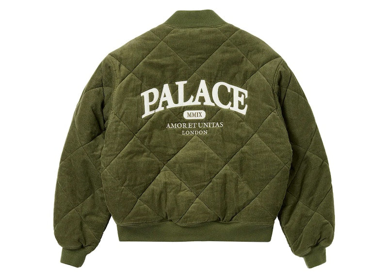 Palace Quilted Jacket The Deep Green