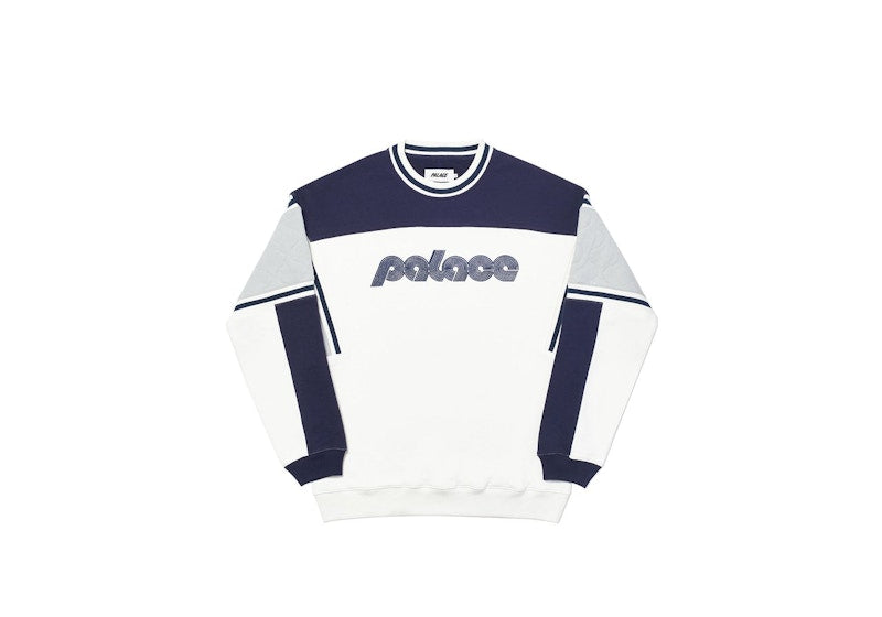 Palace Quilter Crew White