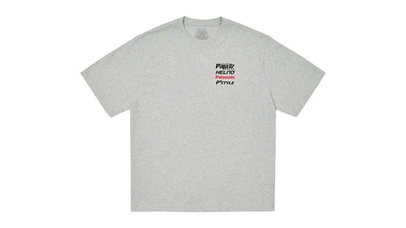 Palace Racey T-Shirt Grey Marl