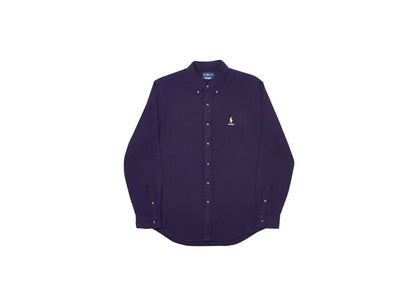 Palace Ralph Lauren BD Shirt Pieced Flannel Palazzo Purple