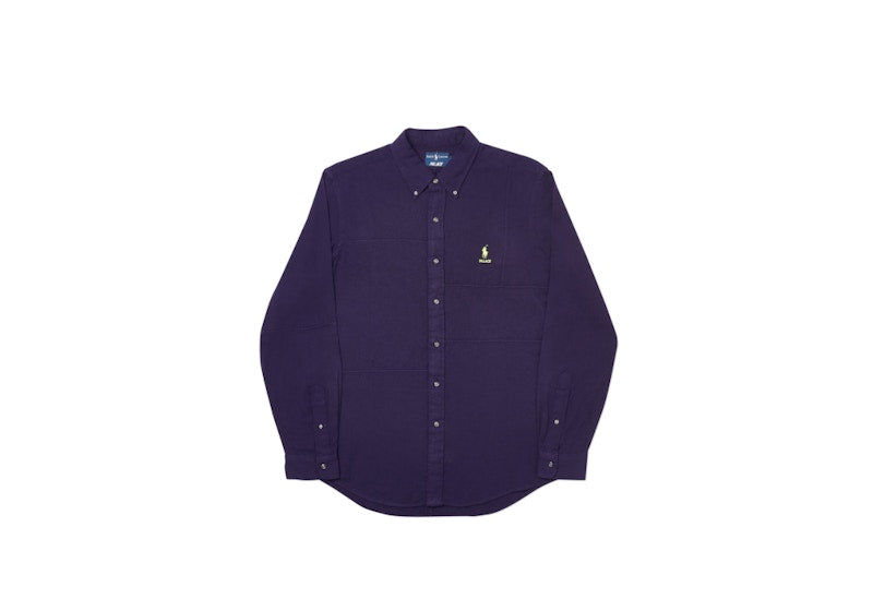 Palace Ralph Lauren BD Shirt Pieced Flannel Palazzo Purple