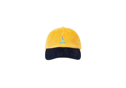 Palace Ralph Lauren Corduroy Classic Polo Cap Palazzo Yellow/Aviator Navy