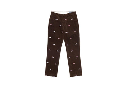 Palace Ralph Lauren Embroidered Cord GTI Chino Mohican Brown