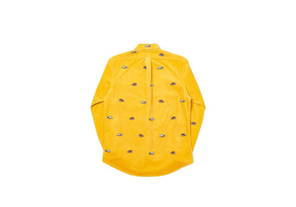 Palace Ralph Lauren Embroidered Cord GTI Shirt Palazzo Yellow