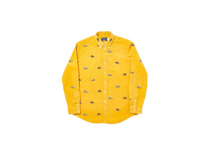 Palace Ralph Lauren Embroidered Cord GTI Shirt Palazzo Yellow