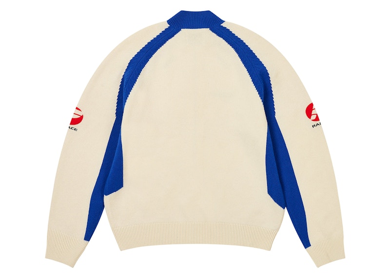 Palace Rapha Zip Knit White