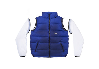 Palace Reacto Puff Zip Off Jacket Blue
