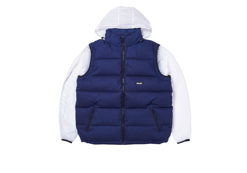 Palace Reacto Puff Zip Off Jacket Blue