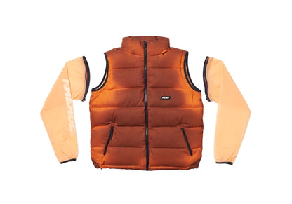 Palace Reacto Puff Zip Off Jacket Orange