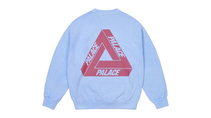 Palace Reacto Tri-Ferg Crew Blue