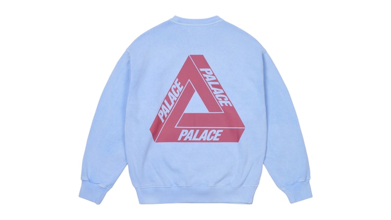 Palace Reacto Tri-Ferg Crew Blue