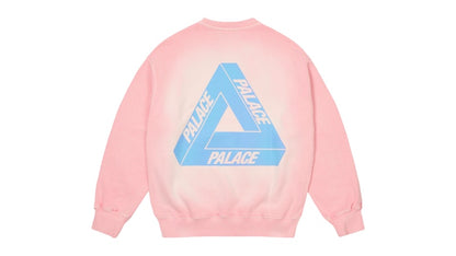 Palace Reacto Tri-Ferg Crew Pink