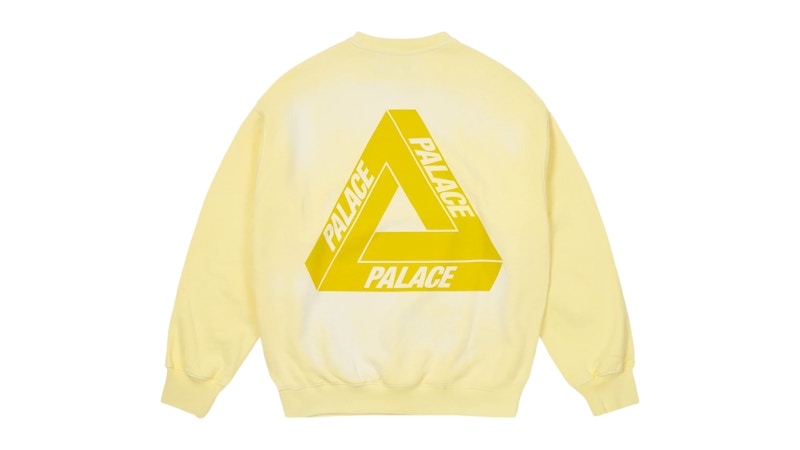 Palace Reacto Tri-Ferg Crew Yellow