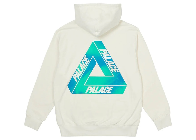Palace Reacto Tri-Ferg Hood White